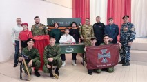 Курсанты военно-спортивного клуба «Барс» нашего техникума приняли участие во Всероссийской акции «Парта Героя»