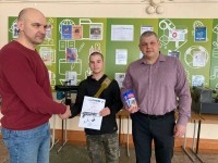 Награждение студентов в личном и командном первенстве "Разборка-сборка автомата Калашникова"