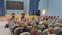 Профориентационная встреча с заместителем начальника полиции